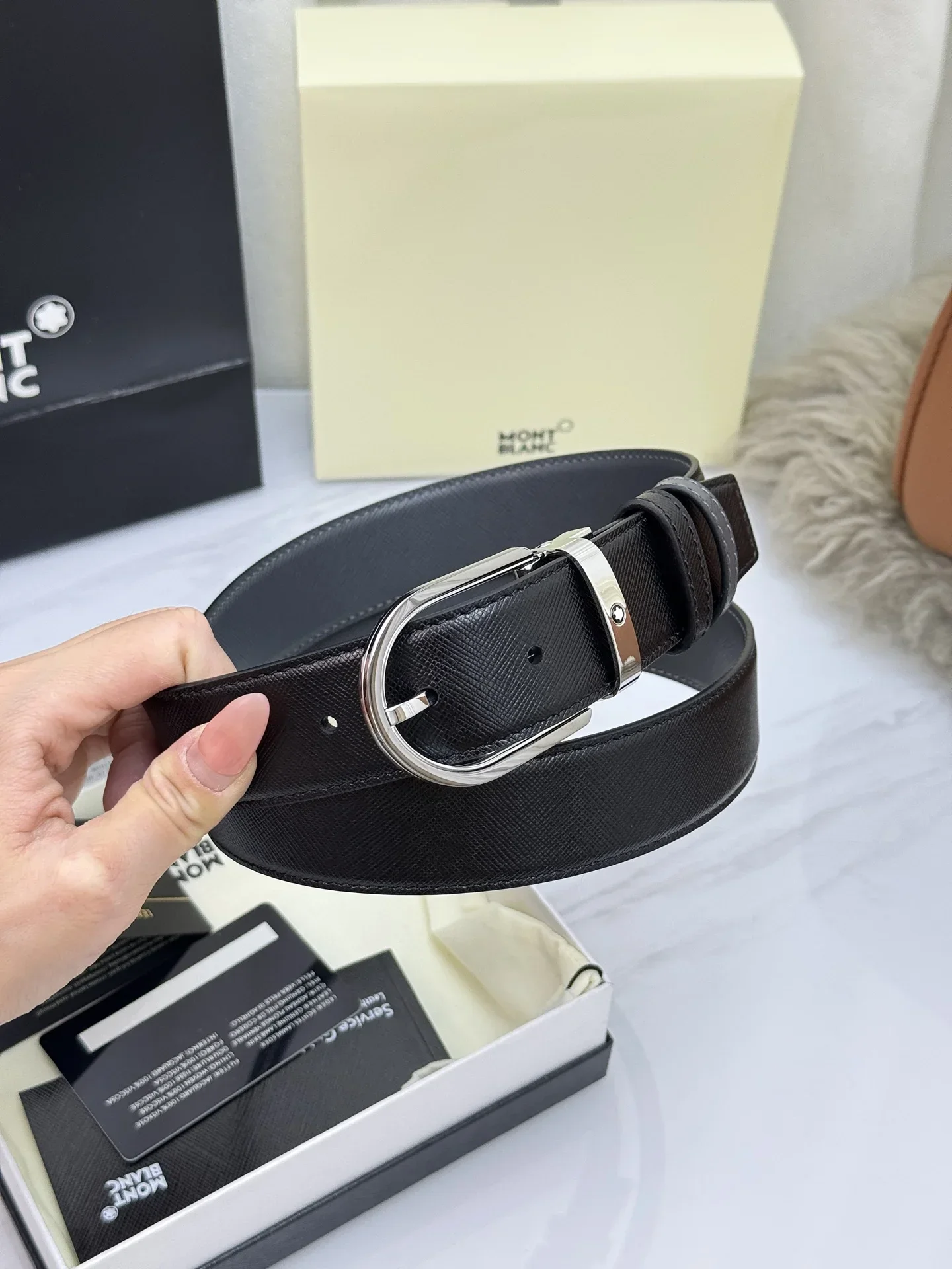 MONTBLANC Belts Unisex 170202606030143_79 - Image 4