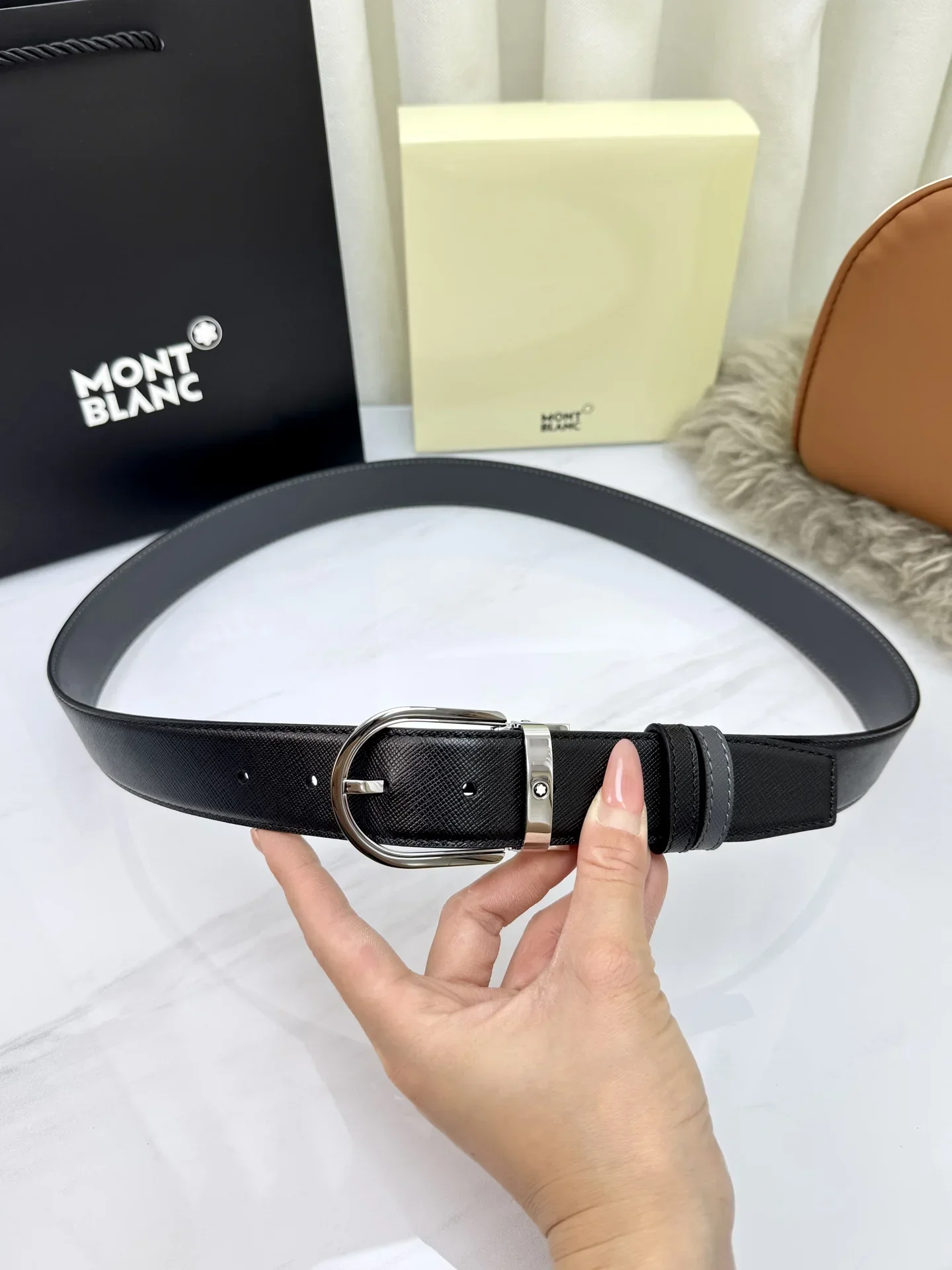 MONTBLANC Belts Unisex 170202606030143_79 - Image 8