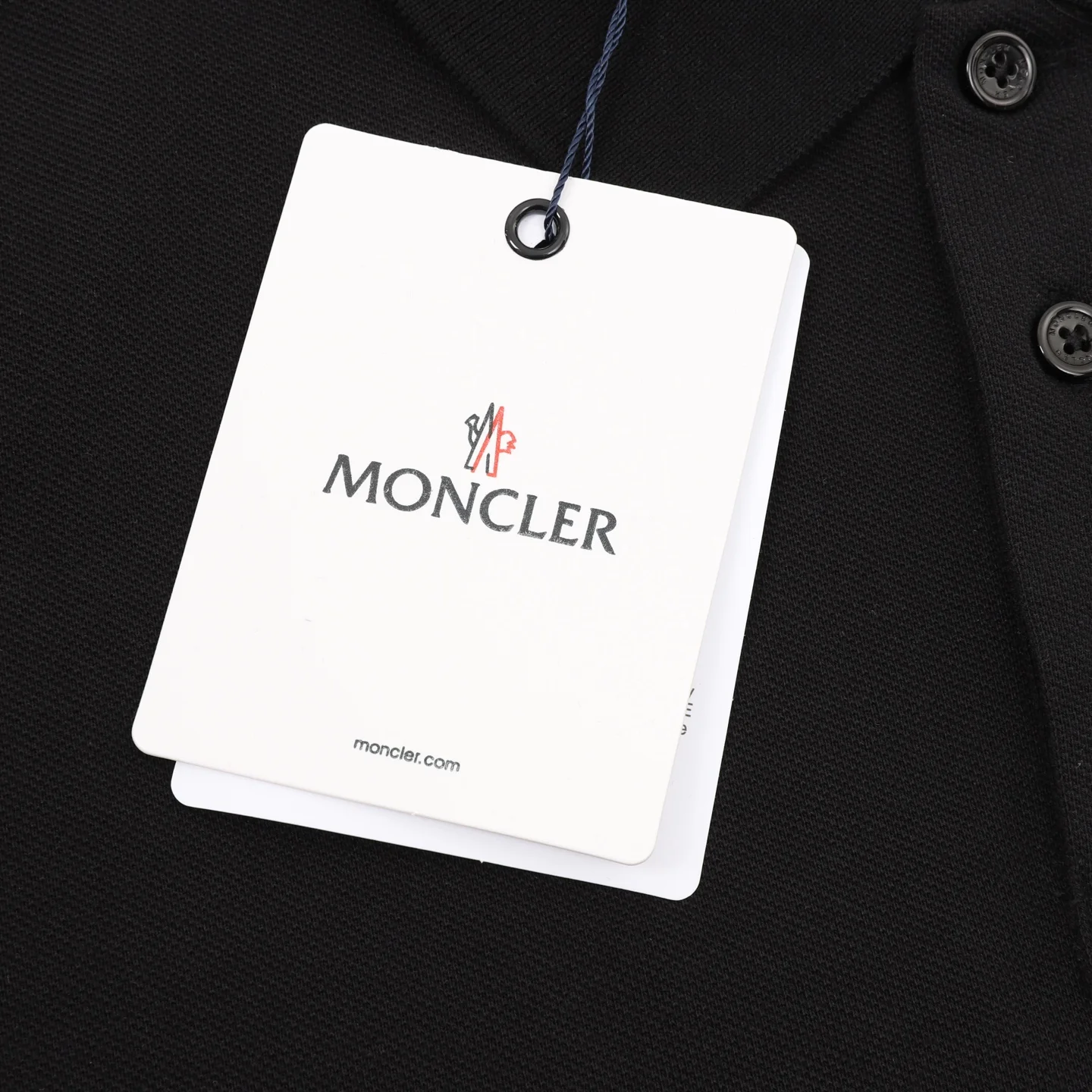 MONCLER Shirts & Polos Cotton (Black) S-XL 140202606040384_89 - Image 7