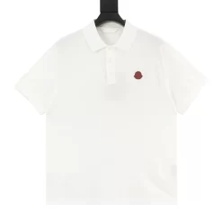 MONCLER Shirts & Polos Cotton (White-Brown) S-XL 140202606040485_89