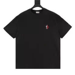 MONCLER T-shirts & Vests Cotton (Black-Red-White) S-XL 130202606040552_89