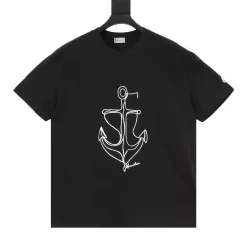 MONCLER T-shirts & Vests Cotton (Black-White) S-XL 120202606040357_79
