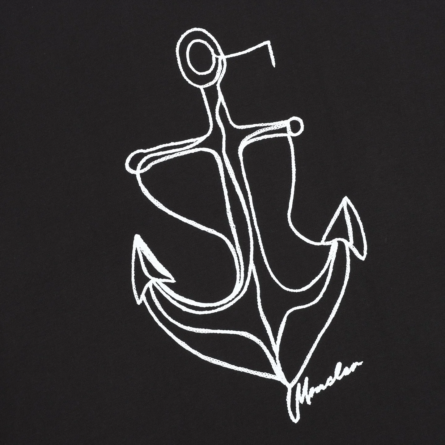 MONCLER T-shirts & Vests Cotton (Black-White) S-XL 120202606040357_79 - Image 4