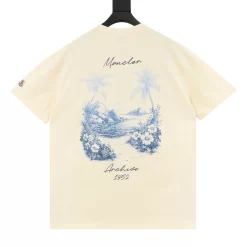 Alternative view of MONCLER T-shirts & Vests Cotton (Cream-Blue) S-XL 120202606040084_79