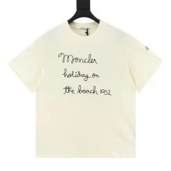 MONCLER T-shirts & Vests Cotton (Cream) S-XL 120202606040566_79