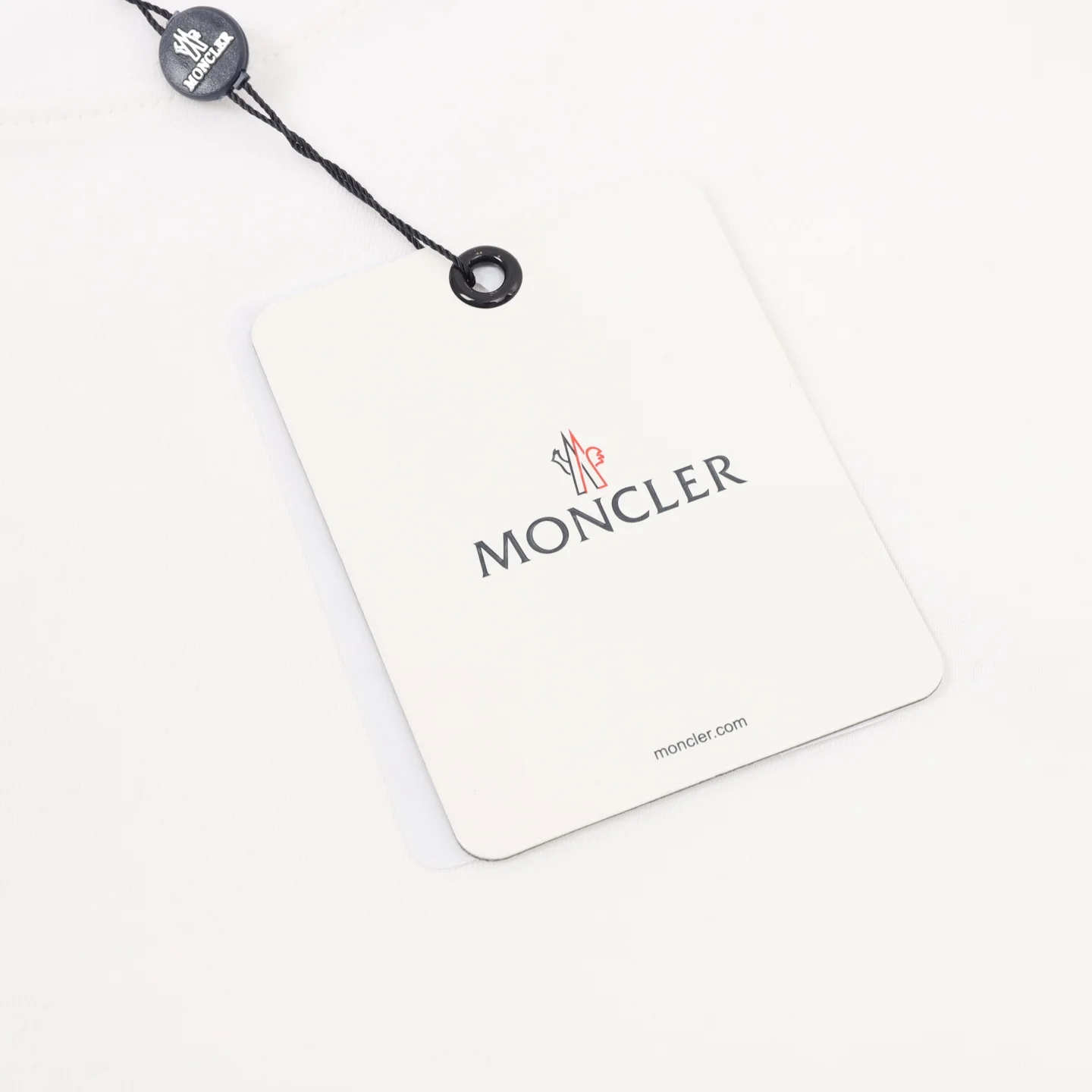 MONCLER T-shirts & Vests Cotton (White-Black) S-XL 120202606040355_79 - Image 5