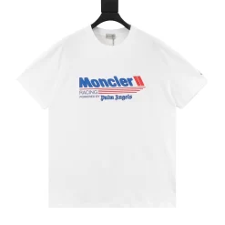 MONCLER T-shirts & Vests Cotton (White-Blue-Red) S-XL 120202606040555_79