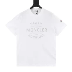 MONCLER T-shirts & Vests Cotton (White-Gray) S-XL 120202606040806_79