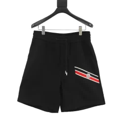 MONCLER Trousers & Shorts Cotton (Black-Red-White) S-XL 140202606040545_89