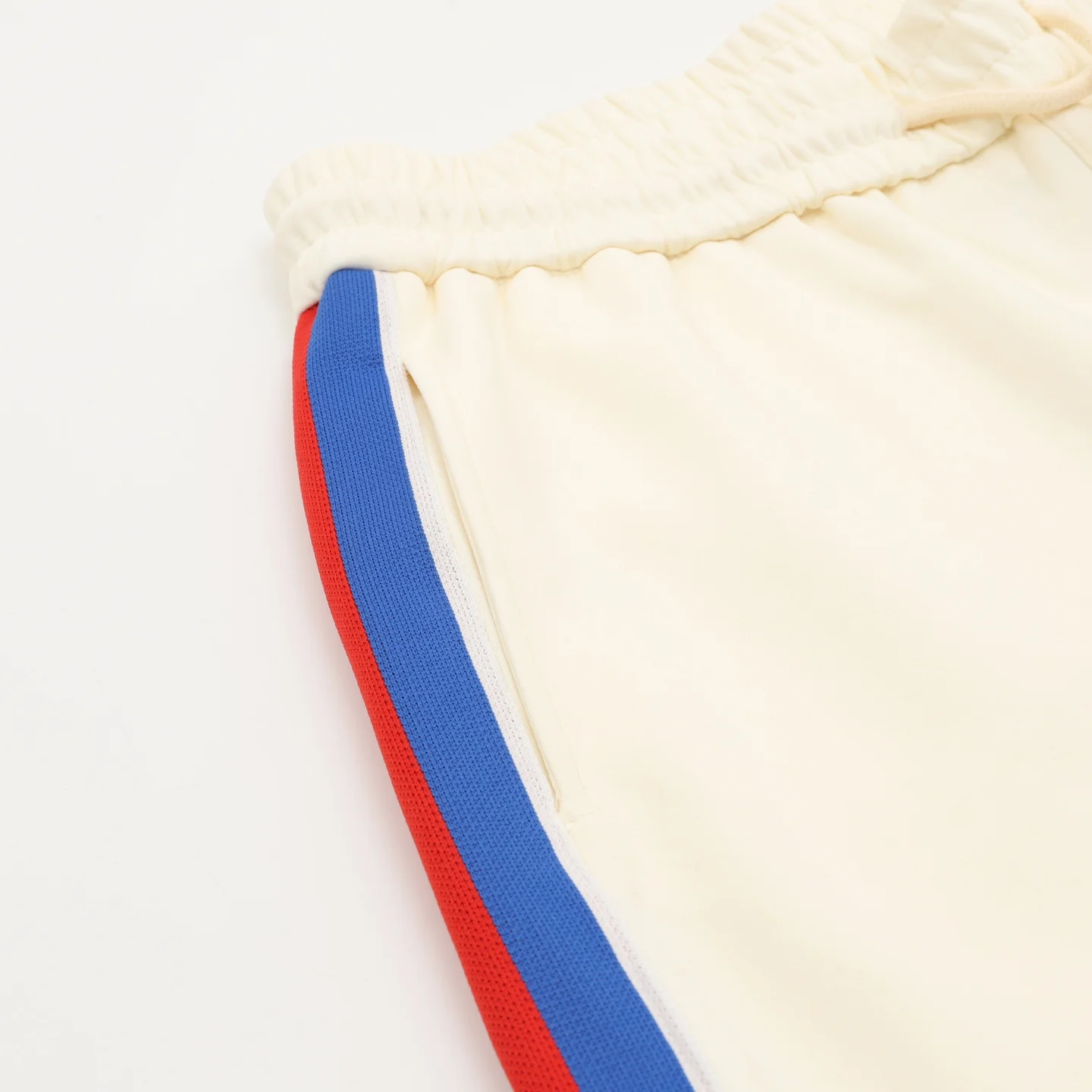 MONCLER Trousers & Shorts Cotton (Cream-Red-Blue) XS-L 140202606040620_89 - Image 4