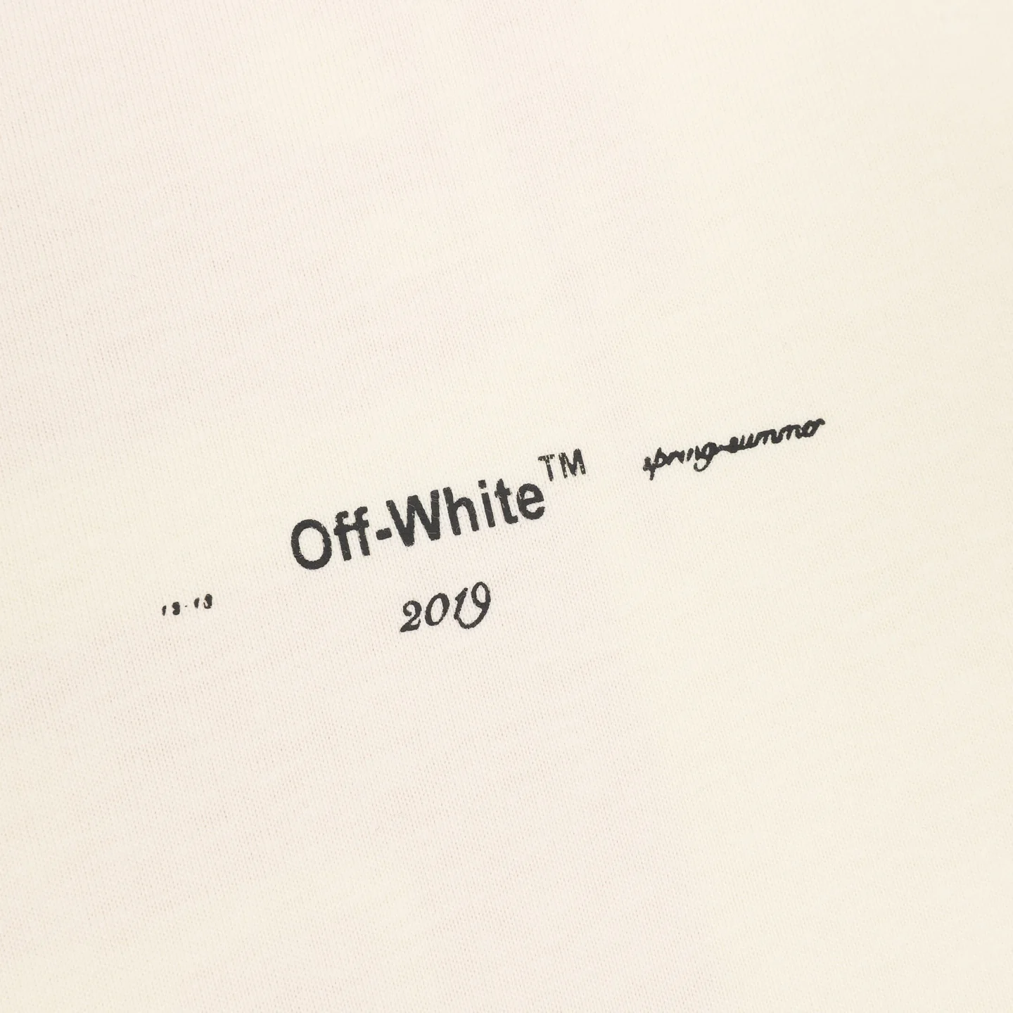 OFF-WHITE T-shirts & Vests Cotton (White) XS-L 140202606040465_89 - Image 4