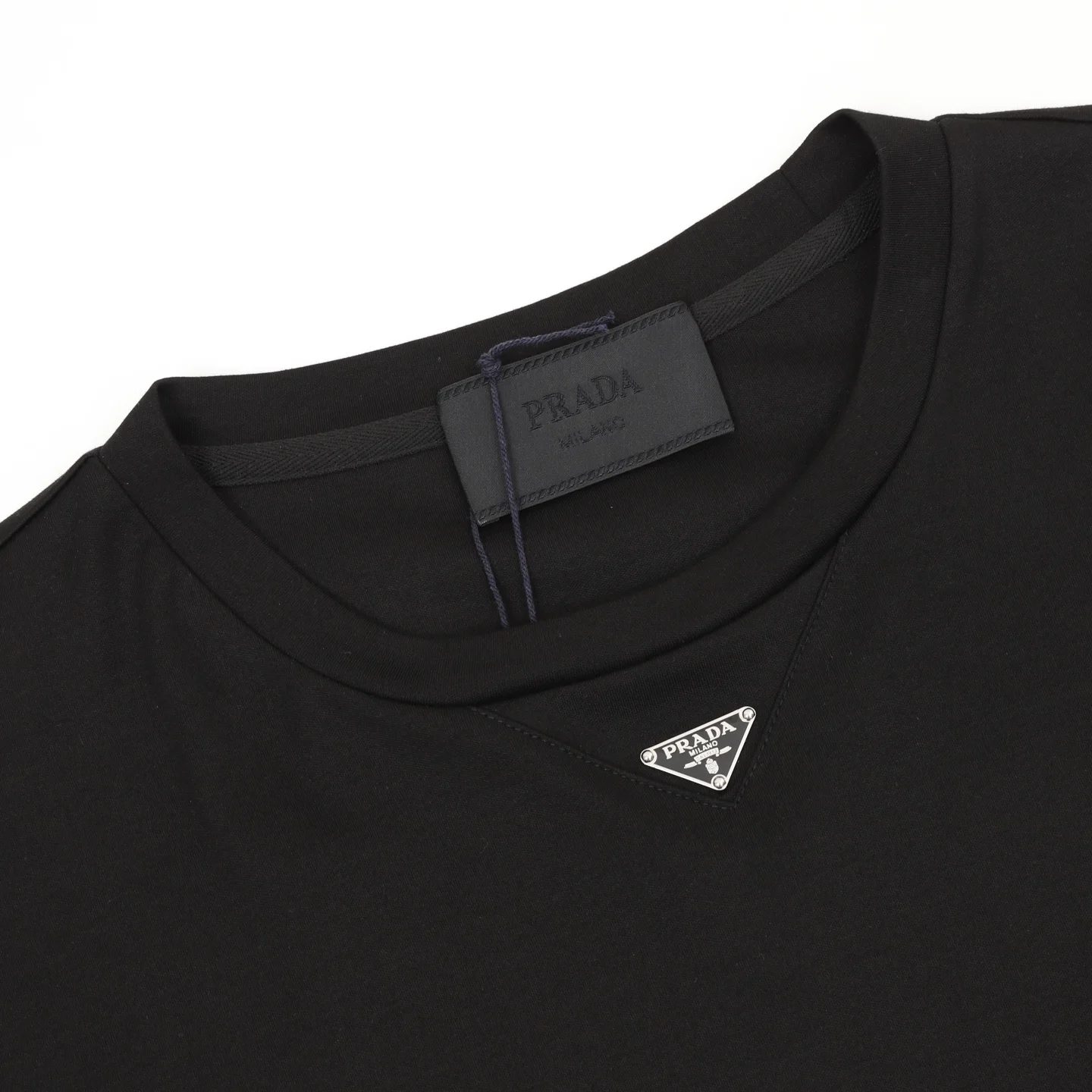 PRADA T-shirts & Vests Cotton (Black) S-XL 120202606040325_79 - Image 3