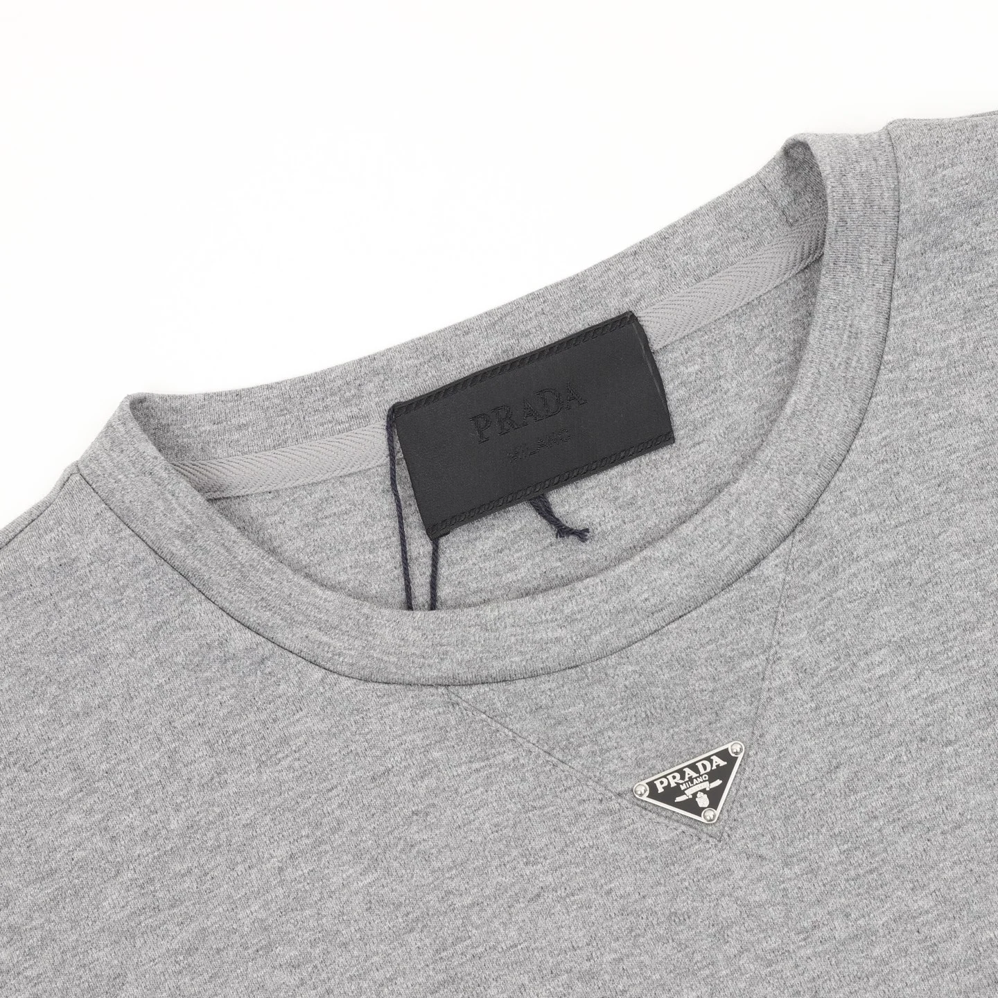 PRADA T-shirts & Vests Cotton (Grey) S-XL 120202606040324_79 - Image 3