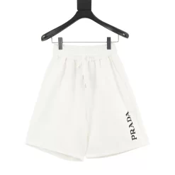 PRADA Trousers & Shorts Cotton (White-Black) S-XL 140202606040088_89