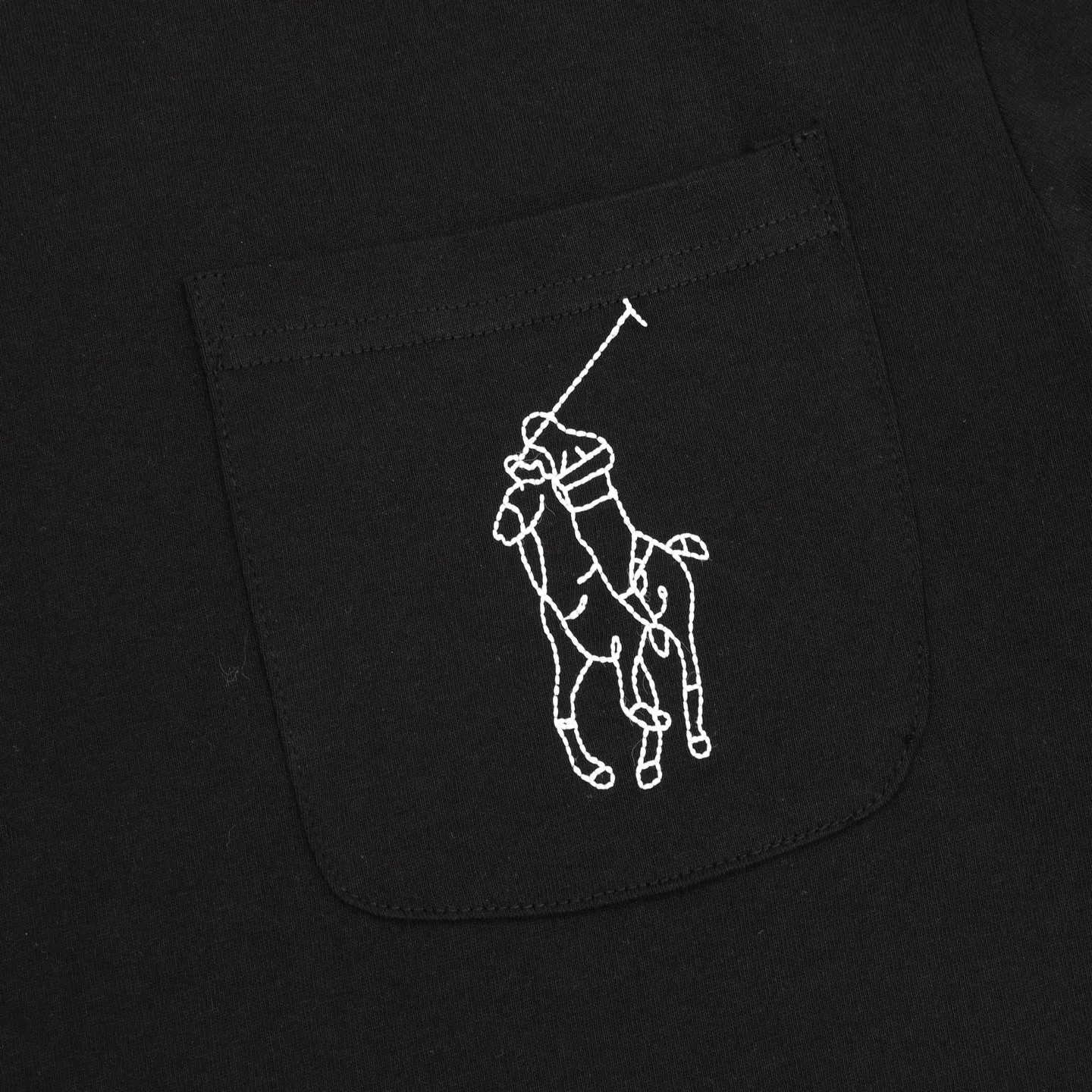 RALPH LAUREN T-shirts & Vests Cotton (Black-White) S-XL 120202606040530_79 - Image 4