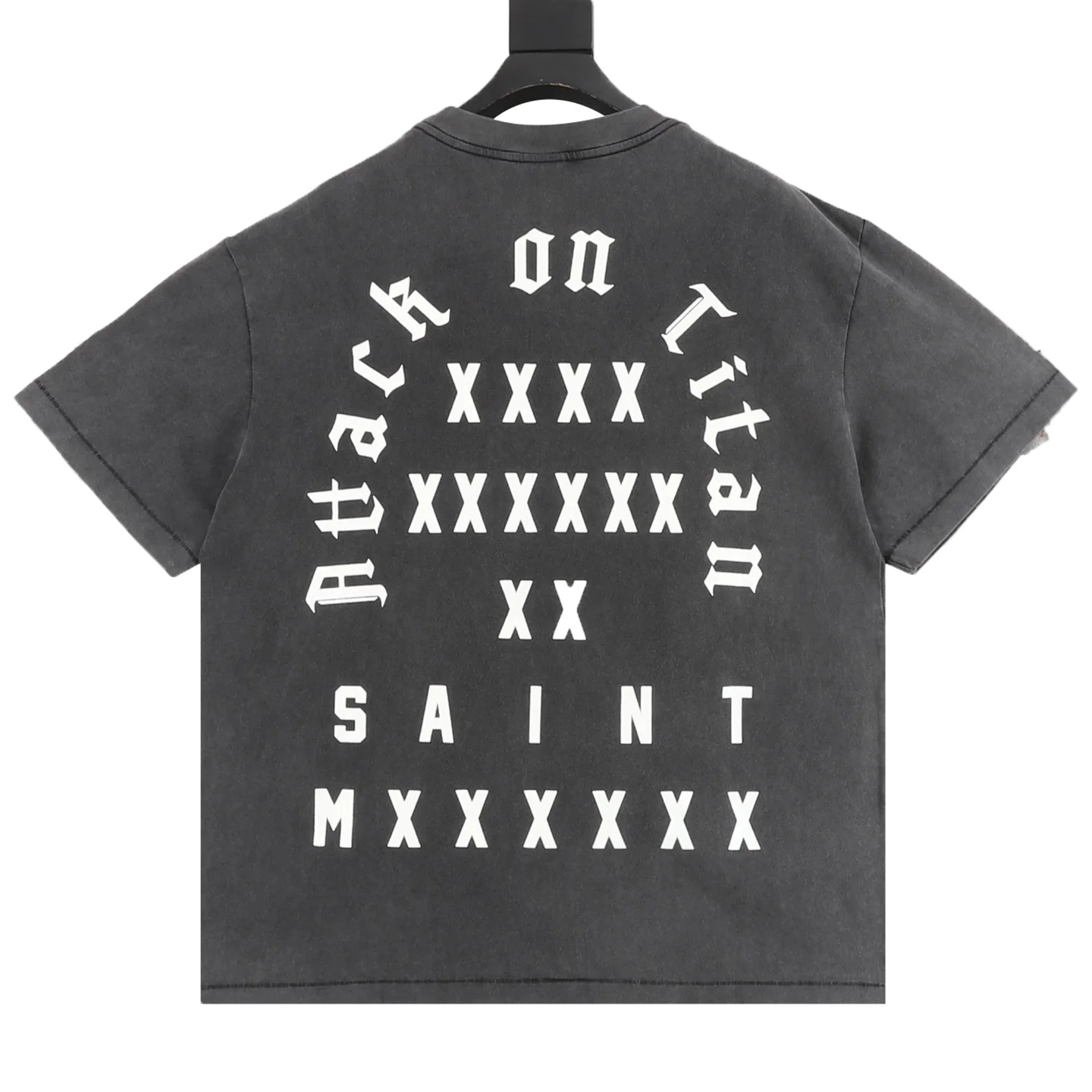 Alternative view of SAINT MICHAEL T-shirts & Vests Cotton (Black-Blue) S-XL 130202606040538_89