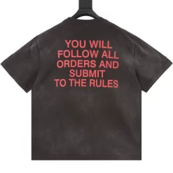Alternative view of SAINT MICHAEL T-shirts & Vests Cotton (Black-Red-White-Yellow) S-XL 130202606040401_89