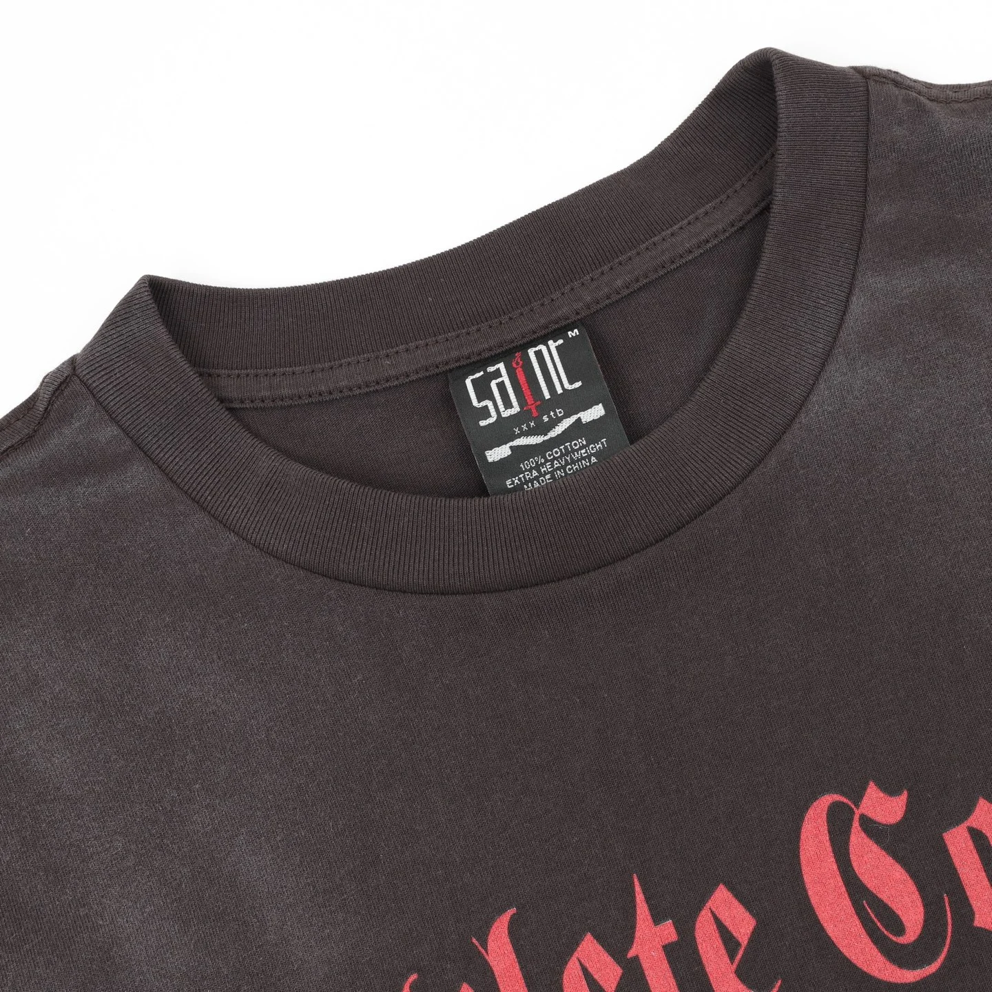 SAINT MICHAEL T-shirts & Vests Cotton (Black-Red-White-Yellow) S-XL 130202606040401_89 - Image 3