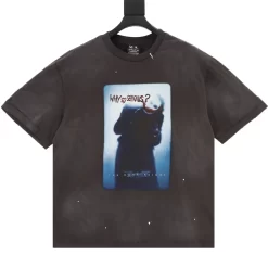 SAINT MICHAEL T-shirts & Vests Cotton (Black-White-Blue-Red) S-XL 130202606040400_89
