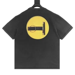 Alternative view of SAINT MICHAEL T-shirts & Vests Cotton (Black-Yellow) S-XL 130202606040536_89