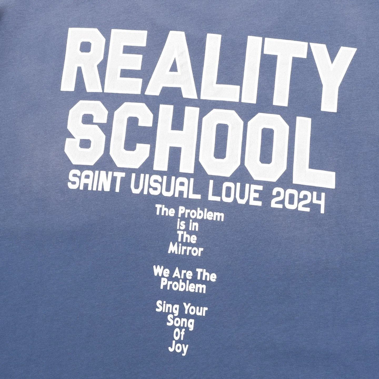 SAINT MICHAEL T-shirts & Vests Cotton (Blue-White) S-XL 130202606040399_89 - Image 9