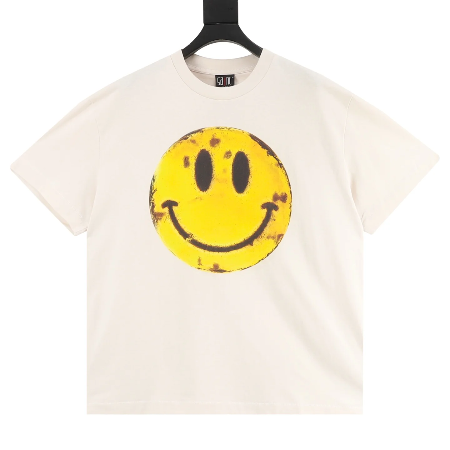 SAINT MICHAEL T-shirts & Vests Cotton (White-Yellow-Black) S-XL 130202606040535_89