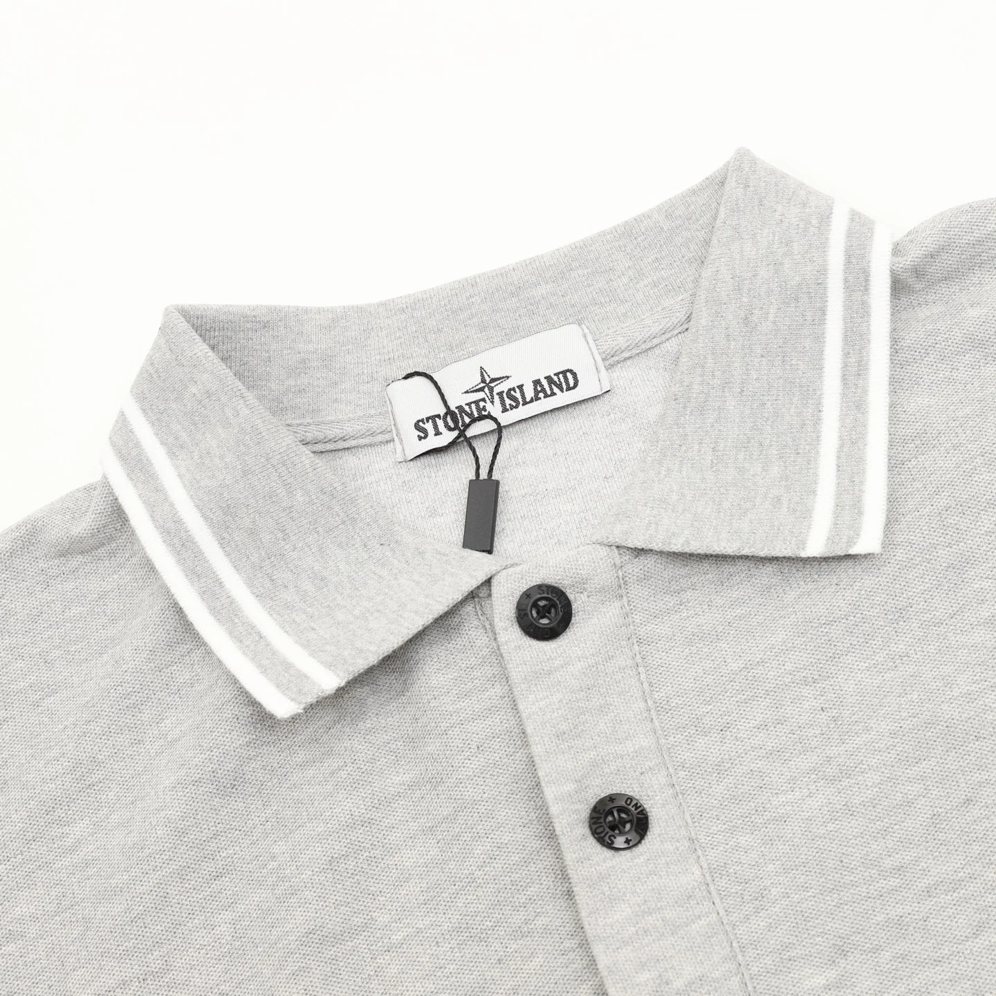 STONE ISLAND Shirts & Polos Cotton (Grey-White-Black) M-XXL 140202606040547_89 - Image 3