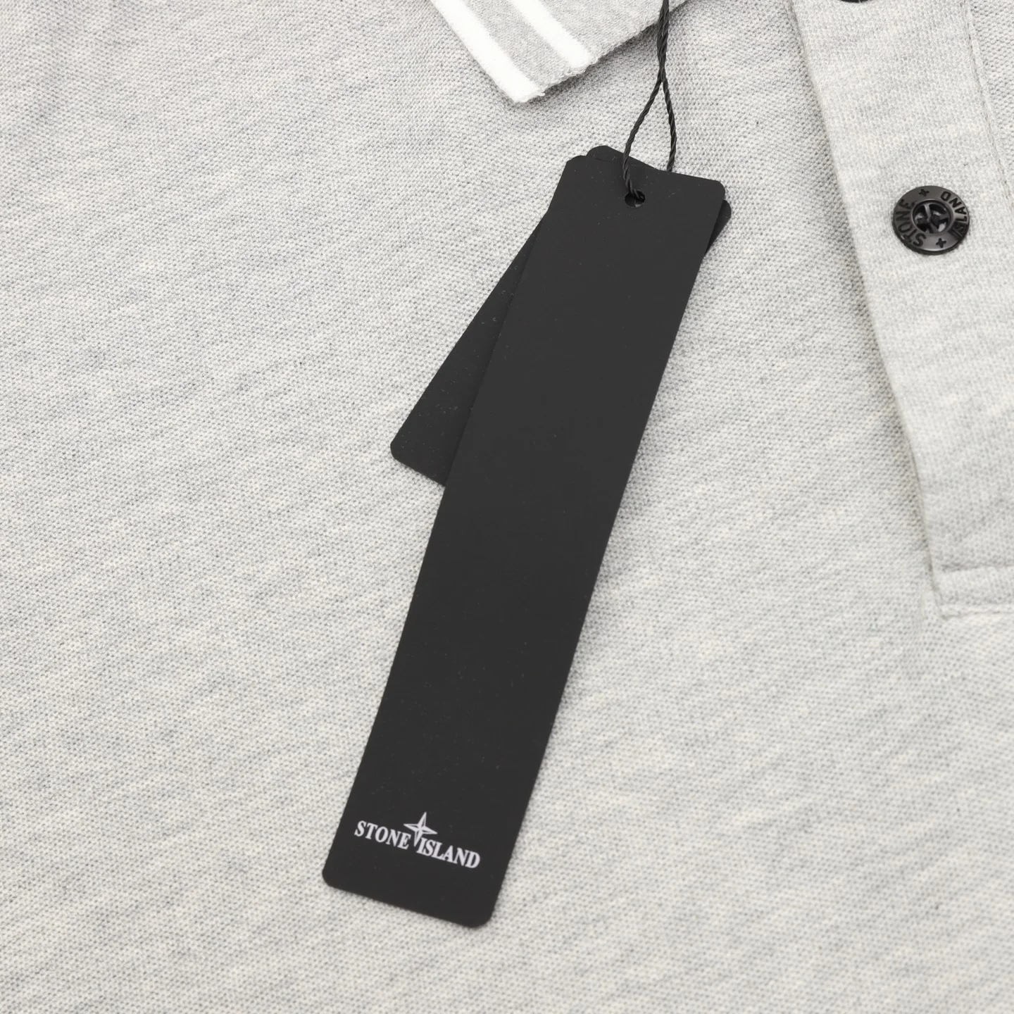 STONE ISLAND Shirts & Polos Cotton (Grey-White-Black) M-XXL 140202606040547_89 - Image 5