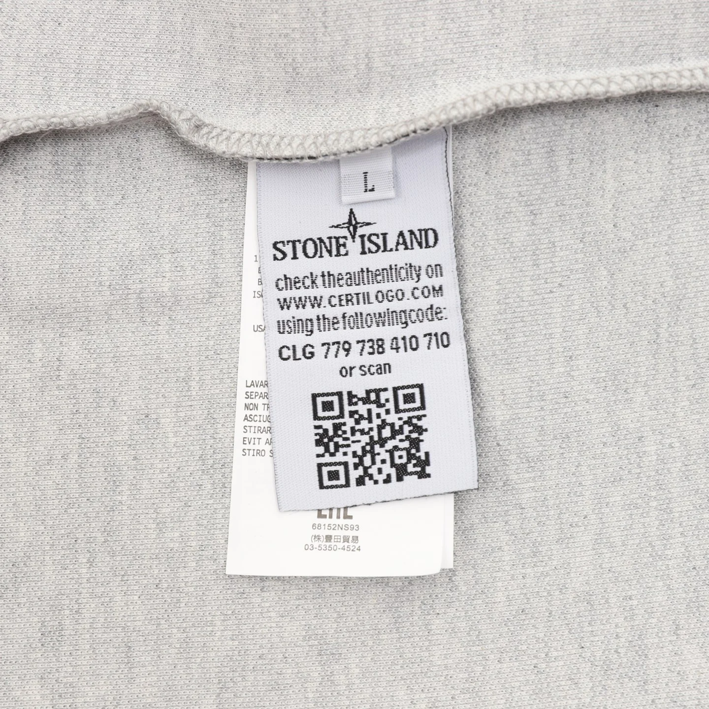 STONE ISLAND Shirts & Polos Cotton (Grey-White-Black) M-XXL 140202606040547_89 - Image 9