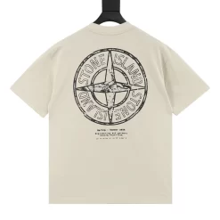 Alternative view of STONE ISLAND T-shirts & Vests Cotton (Beige) M-3XL 130202606040339_89