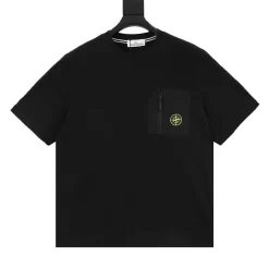 STONE ISLAND T-shirts & Vests Cotton (Black) S-XL 120202606040150_79