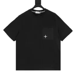 STONE ISLAND T-shirts & Vests Cotton (Black-White) S-XL 120202606040181_79