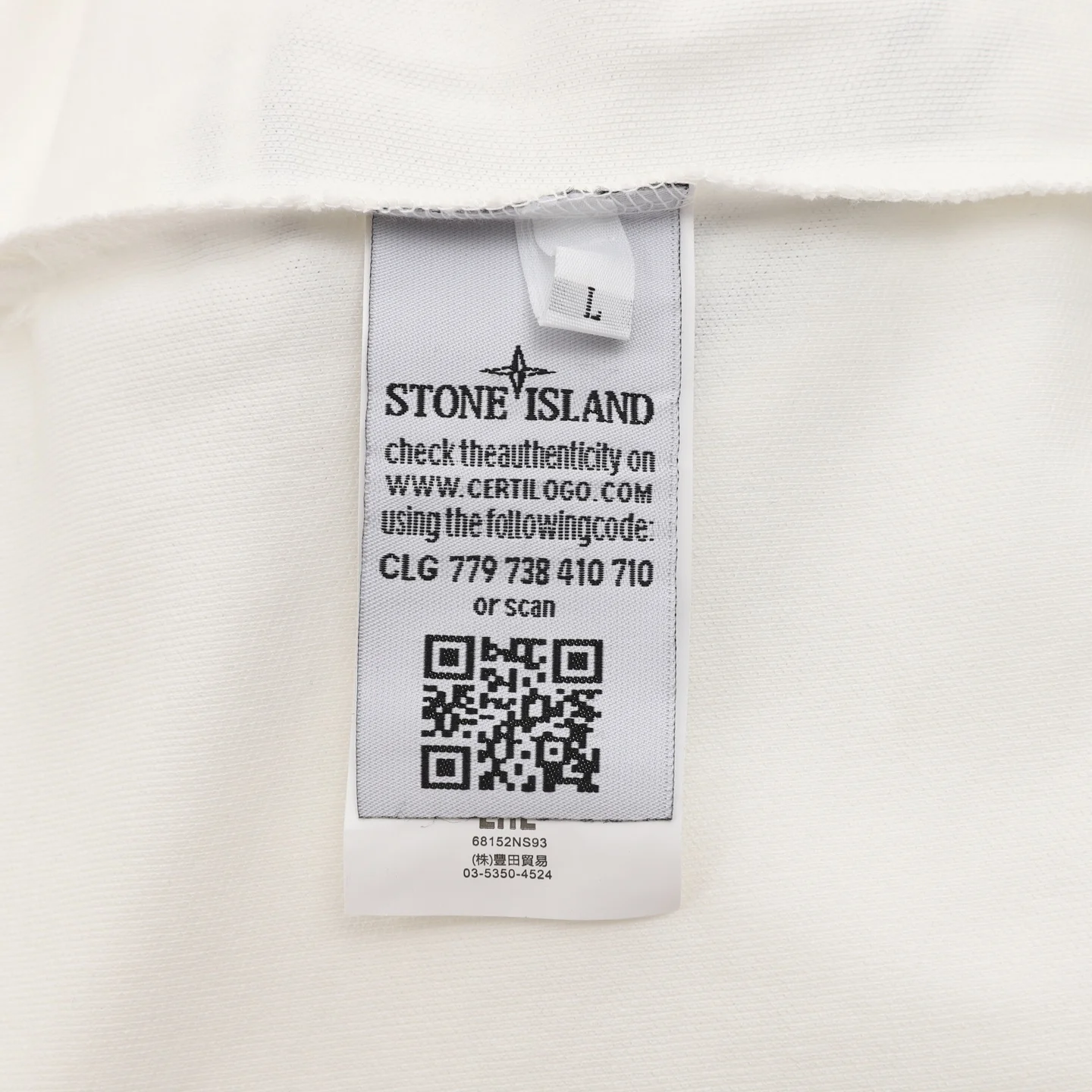 STONE ISLAND T-shirts & Vests Cotton (White-Black) M-XXL 140202606040546_89 - Image 9