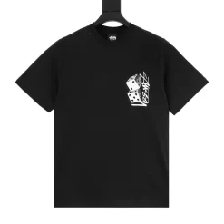 STUSSY T-shirts & Vests Cotton (Black-White) S-XL 120202606040534_79