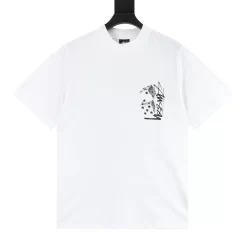 STUSSY T-shirts & Vests Cotton (White-Black) S-XL 120202606040533_79