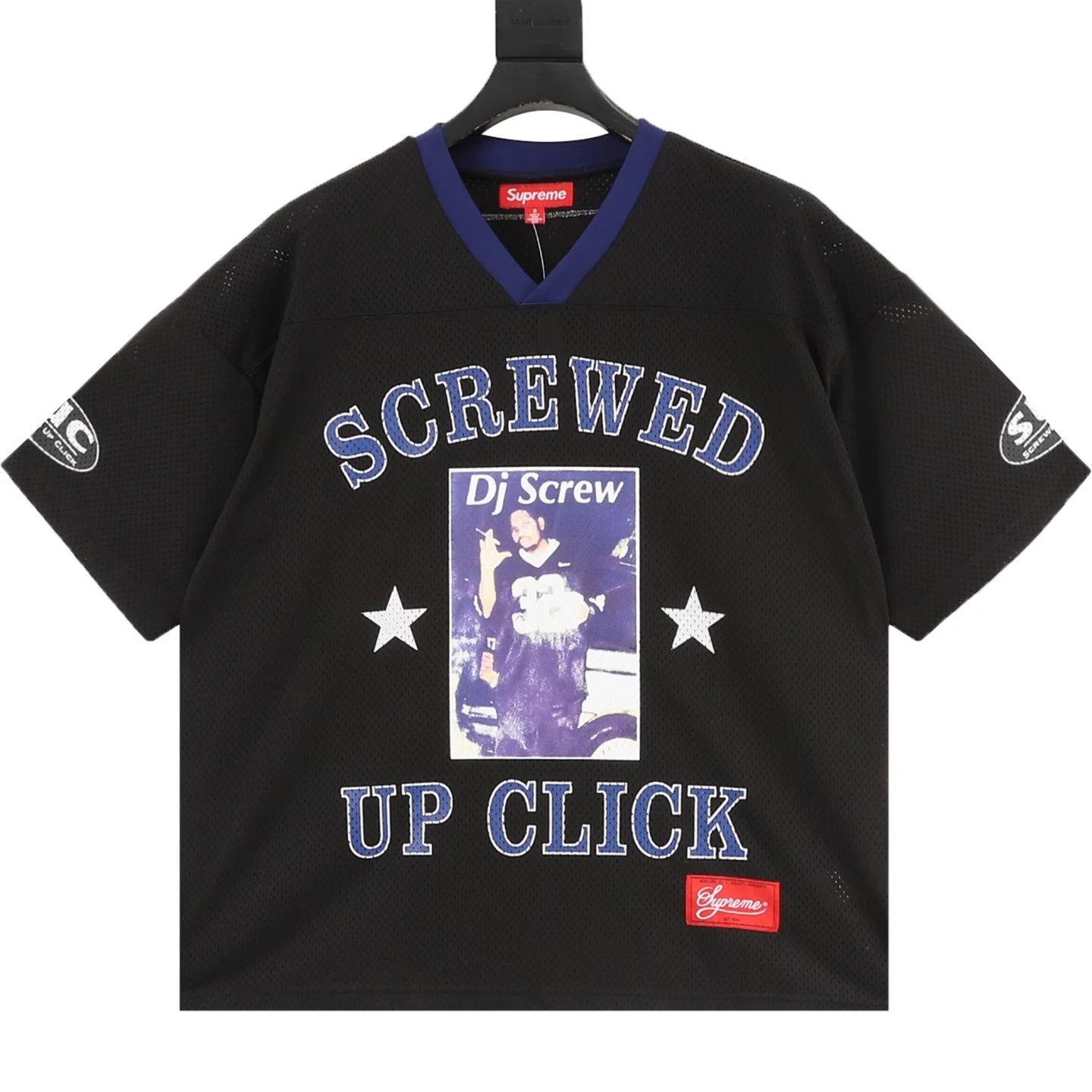 SUPREME T-shirts & Vests Polyester (Black-Blue-White) S-XL 170202606040469_99