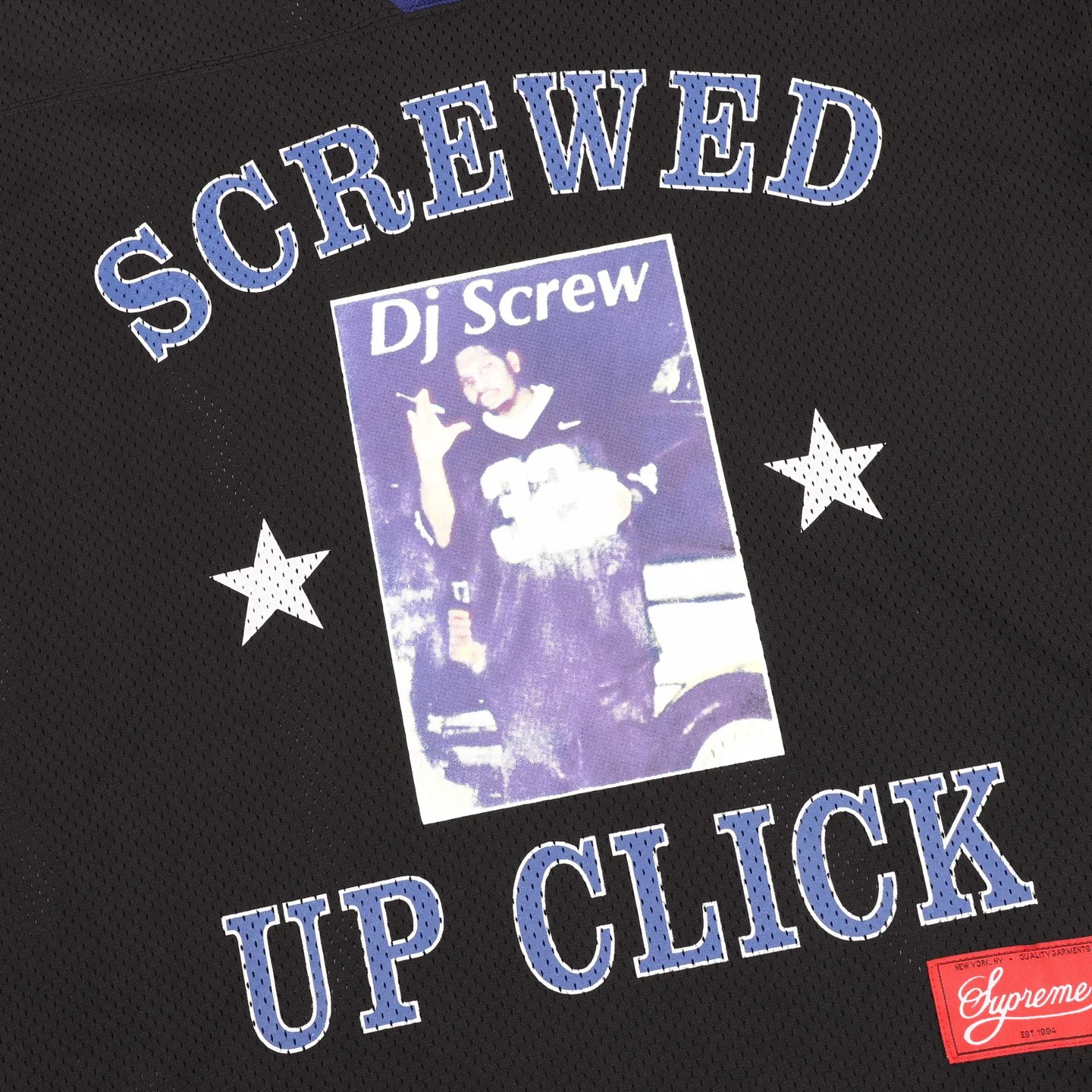 SUPREME T-shirts & Vests Polyester (Black-Blue-White) S-XL 170202606040469_99 - Image 4