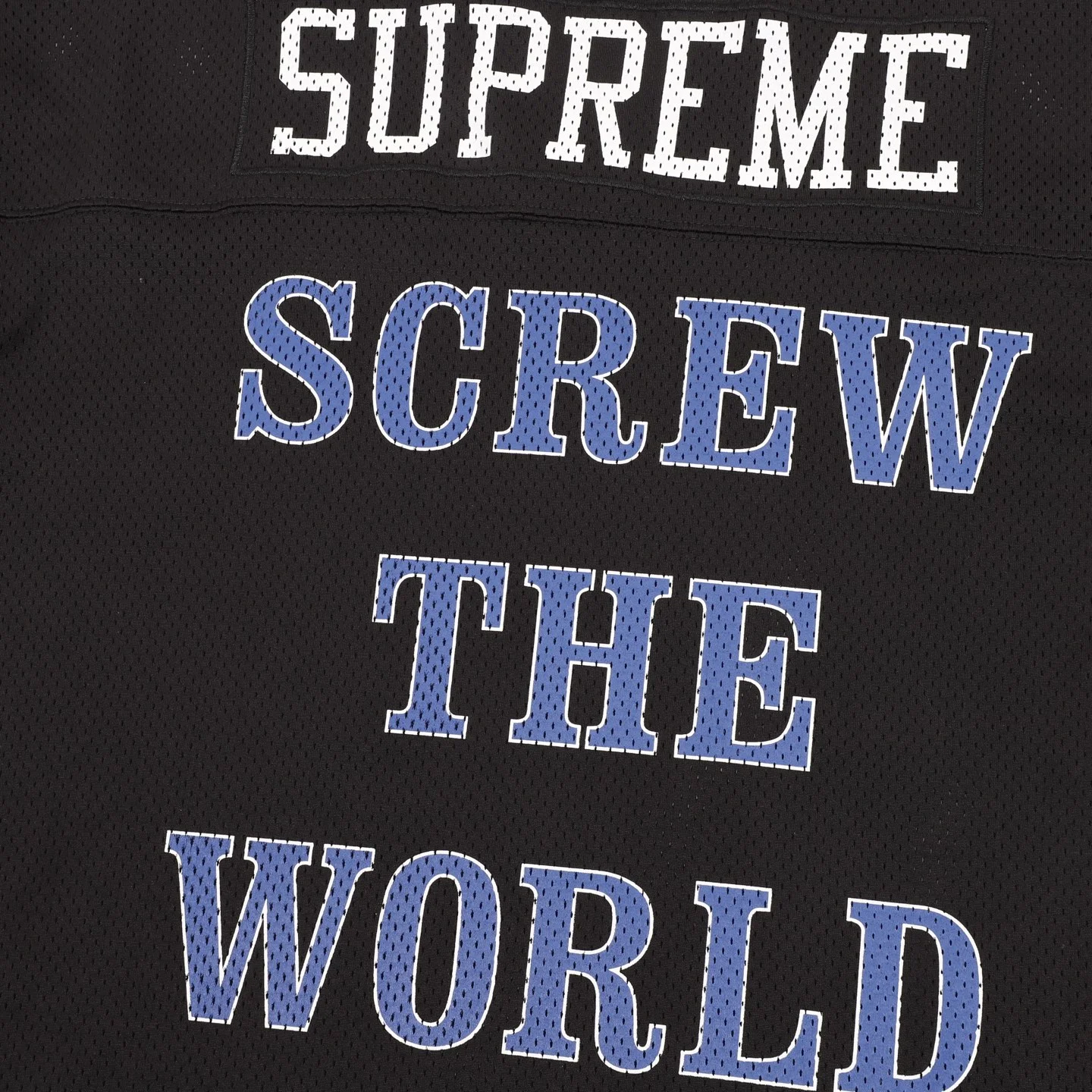 SUPREME T-shirts & Vests Polyester (Black-Blue-White) S-XL 170202606040469_99 - Image 8
