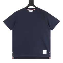 THOM BROWNE T-shirts & Vests Cotton (Navy) 1-4 130202606040502_89