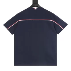 Alternative view of THOM BROWNE T-shirts & Vests Cotton (Navy) 1-4 130202606040502_89