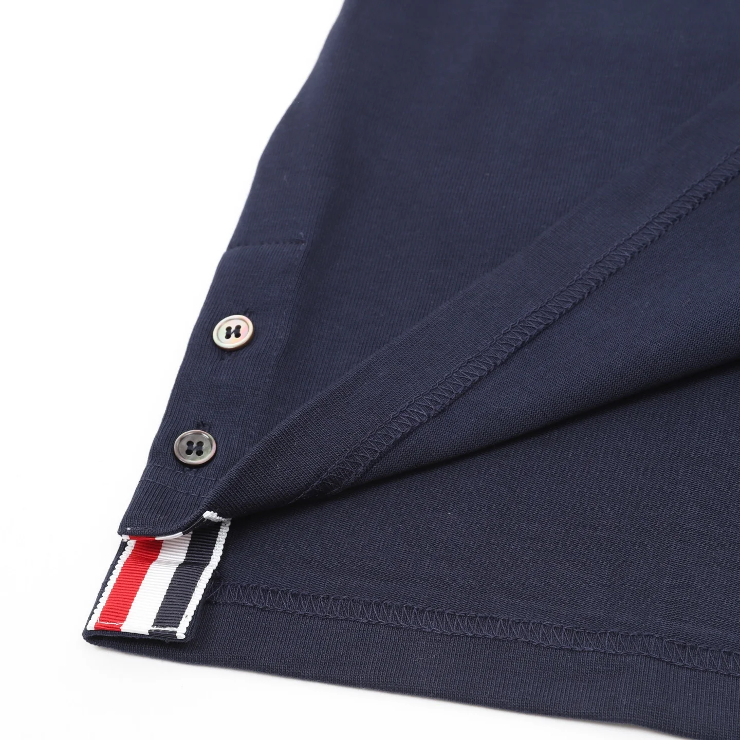 THOM BROWNE T-shirts & Vests Cotton (Navy) 1-4 130202606040502_89 - Image 7