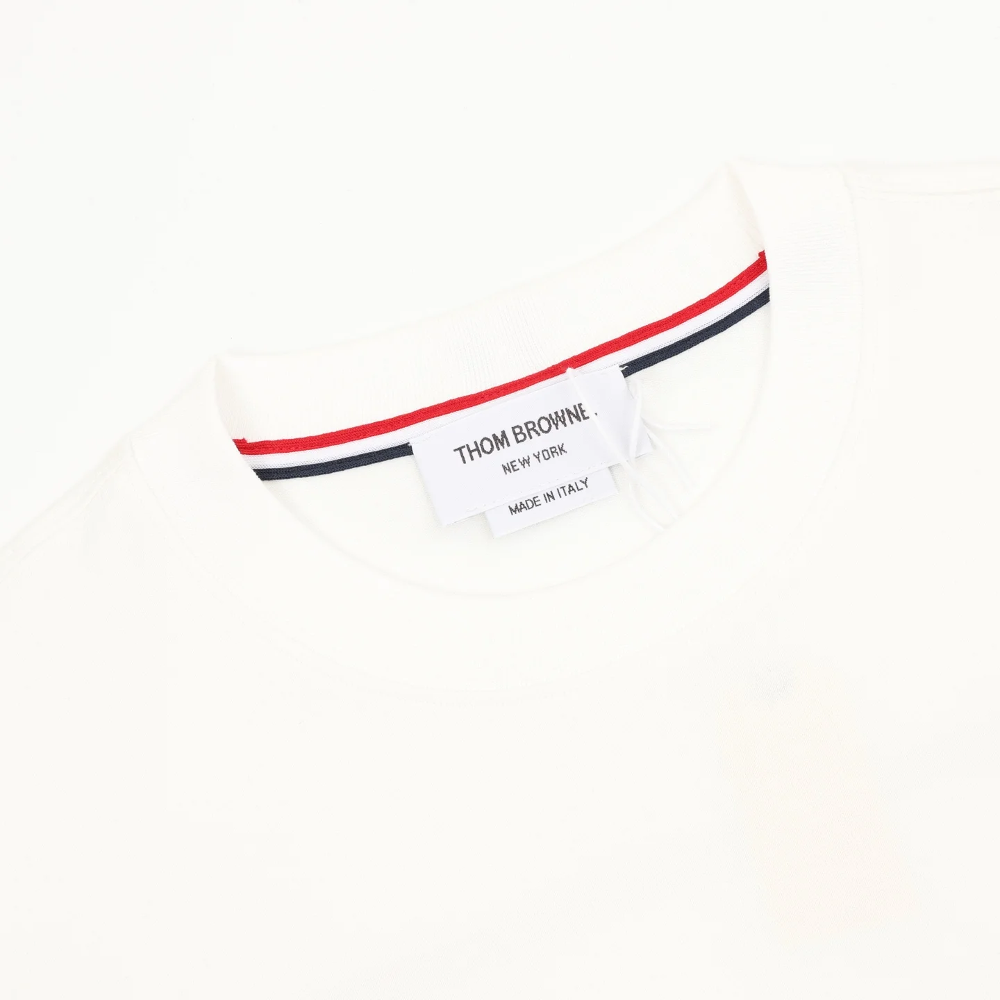 THOM BROWNE T-shirts & Vests Cotton (White) 1-4 130202606040501_89 - Image 3