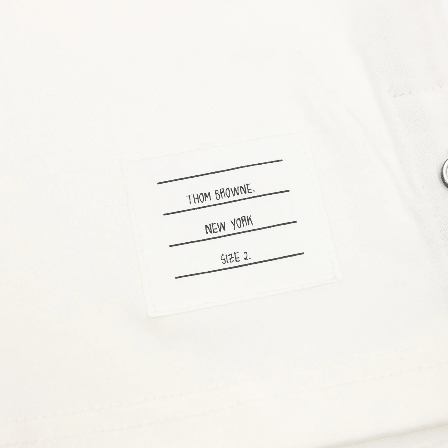 THOM BROWNE T-shirts & Vests Cotton (White) 1-4 130202606040501_89 - Image 7