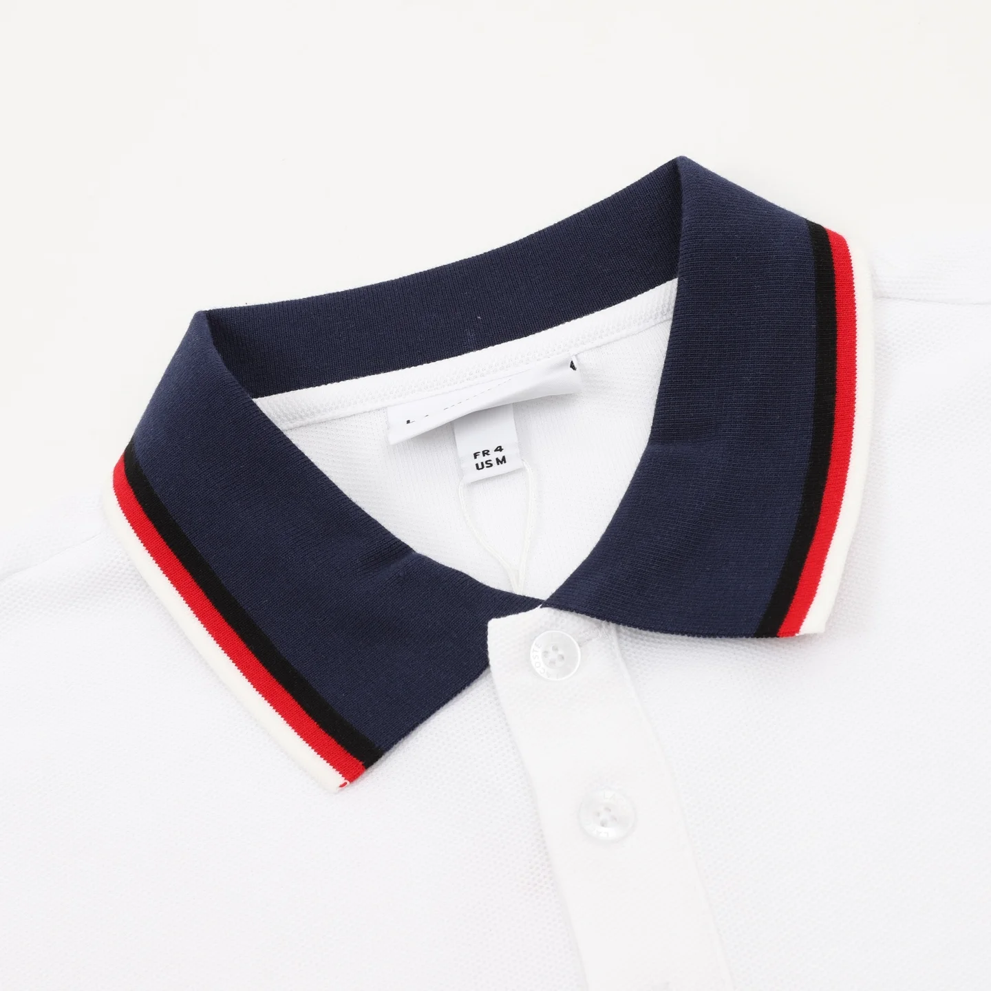 Uncategorized Clothing Cotton (White-Navy-Red) M-3XL 150202606040341_89 - Image 3