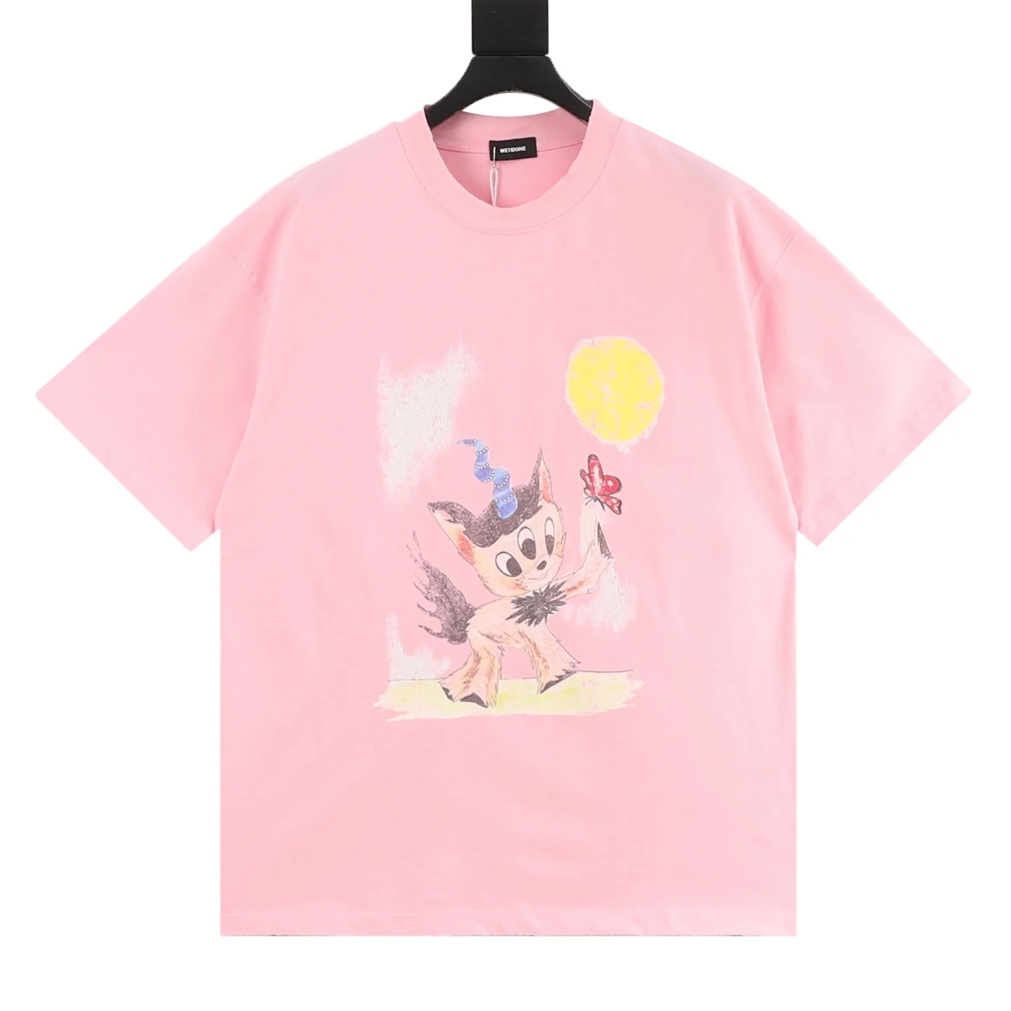WE11DONE T-shirts & Vests Cotton (Pink) S-L 130202606040461_89
