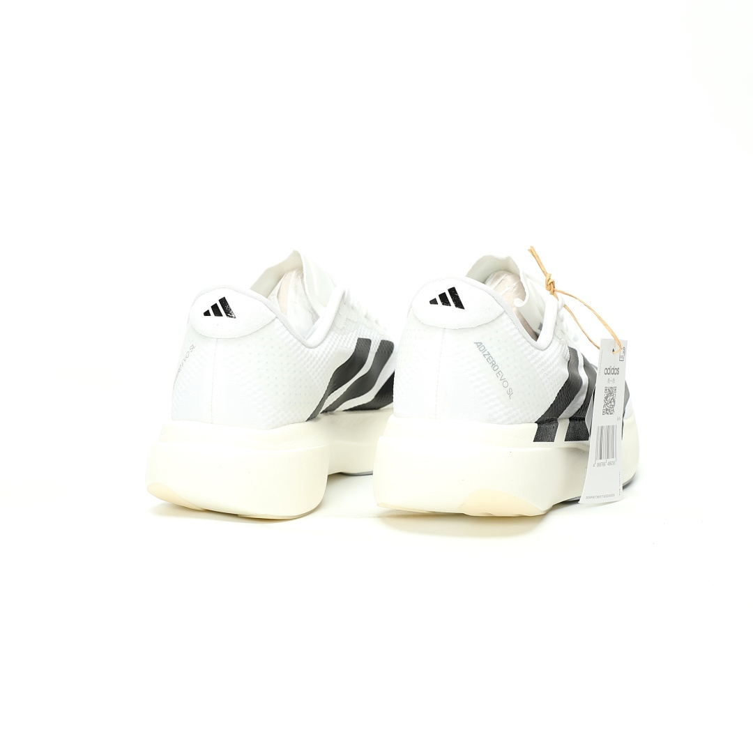 Adidas Adizero Adios Pro Evo SL White Black JR4736 - Image 6