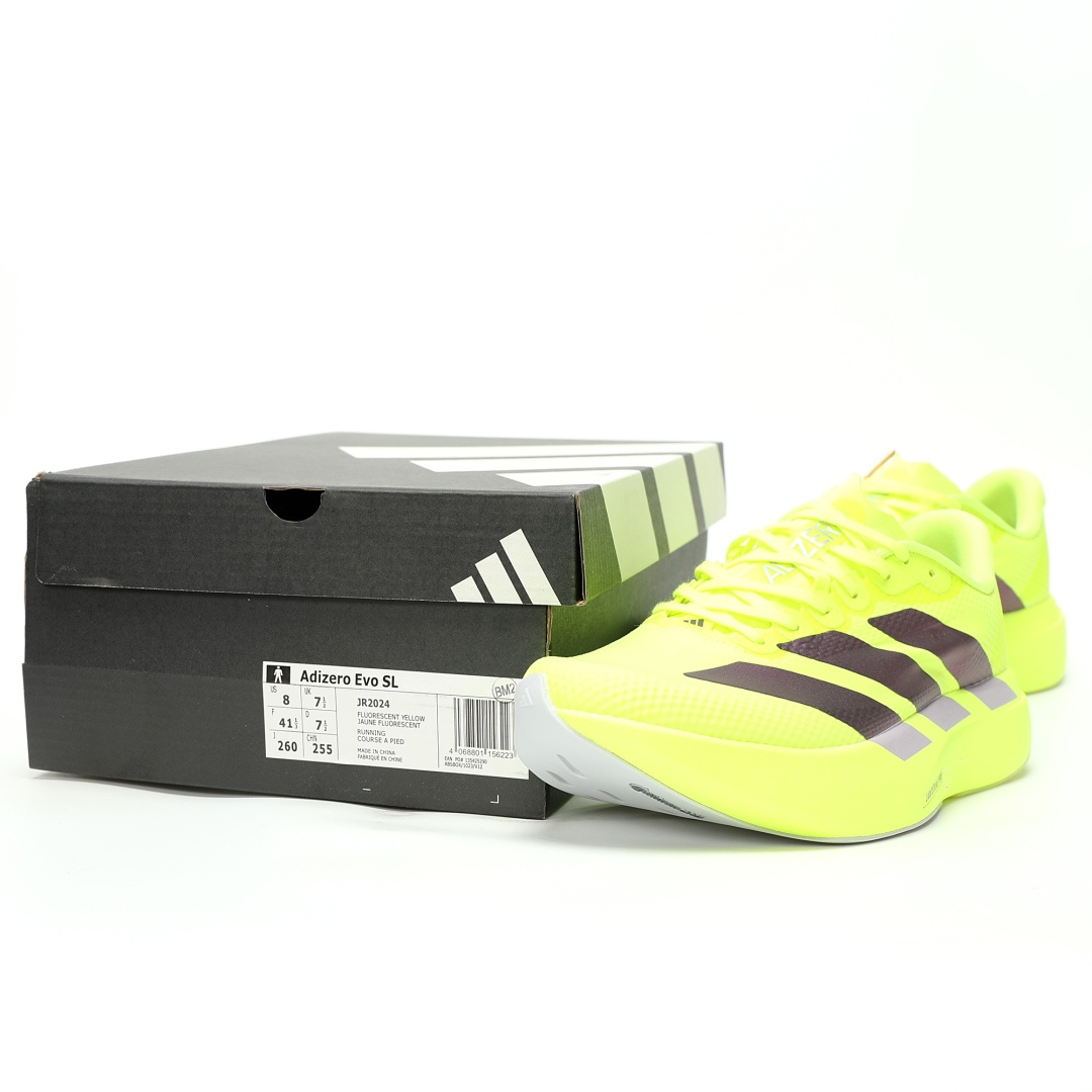 Adidas Adizero Adios Pro Evo SL Yellow Black JR2024 - Image 9