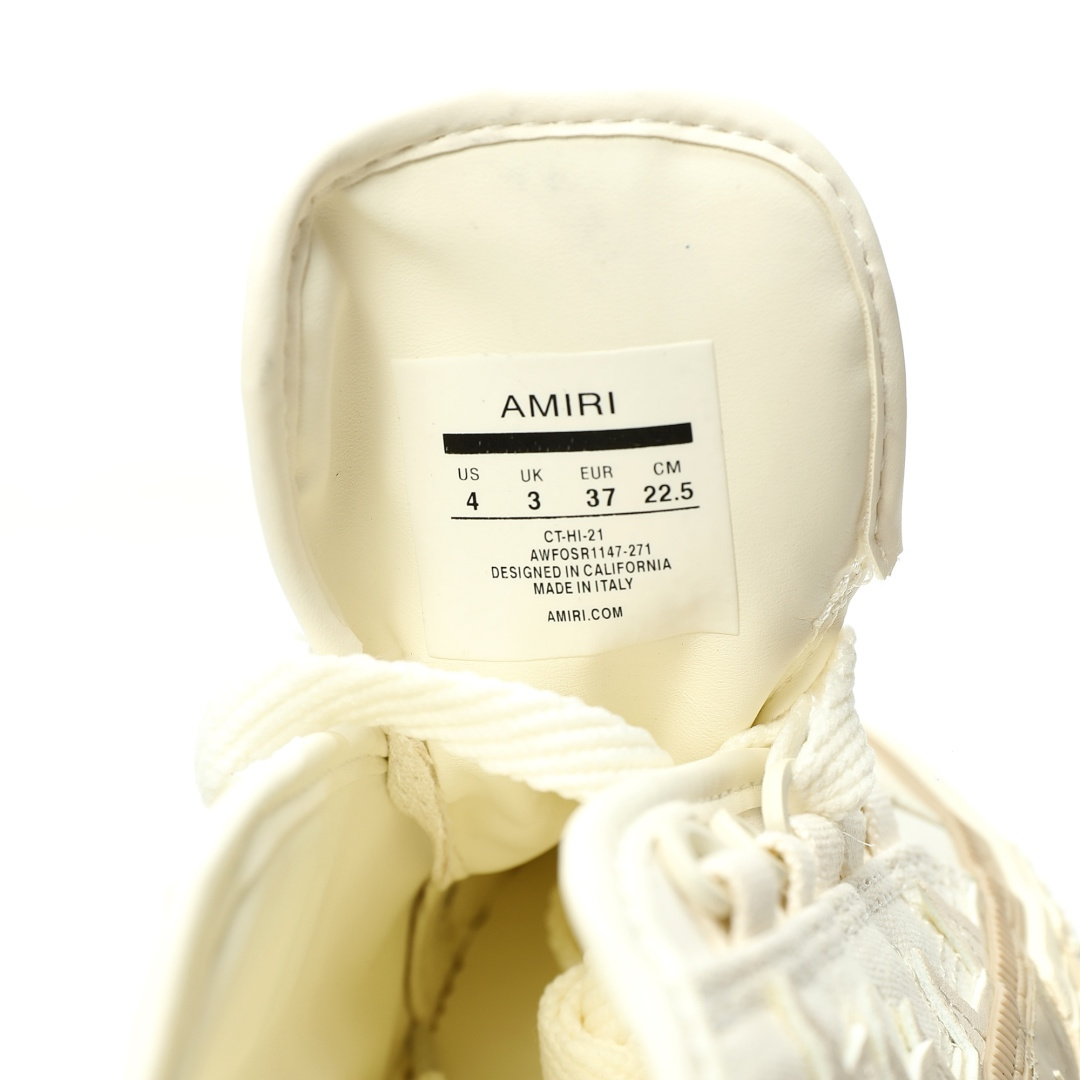 Amiri Stars Court Low Sneakers AWFOSR1147-271 - Image 7