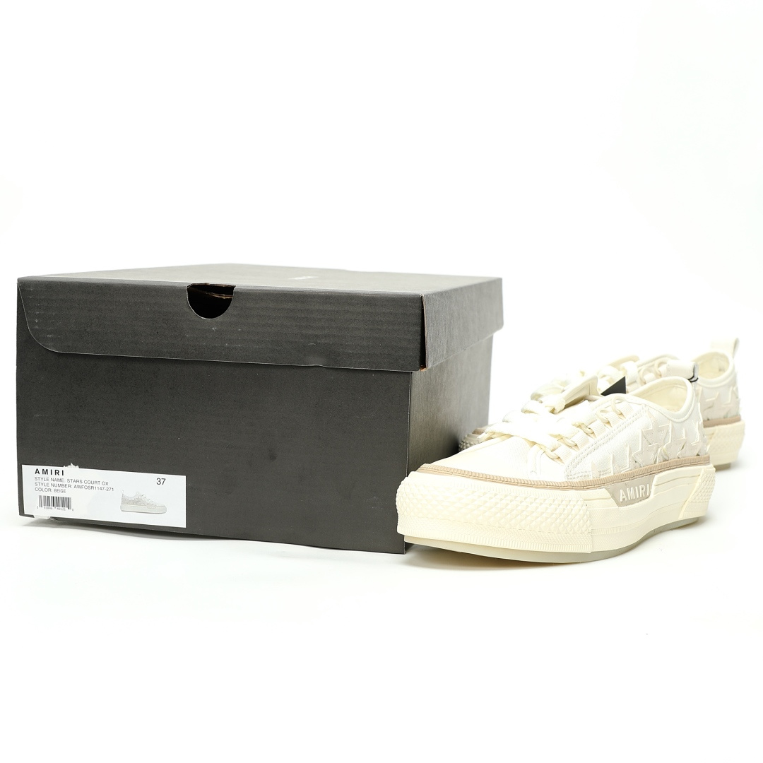 Amiri Stars Court Low Sneakers AWFOSR1147-271 - Image 9