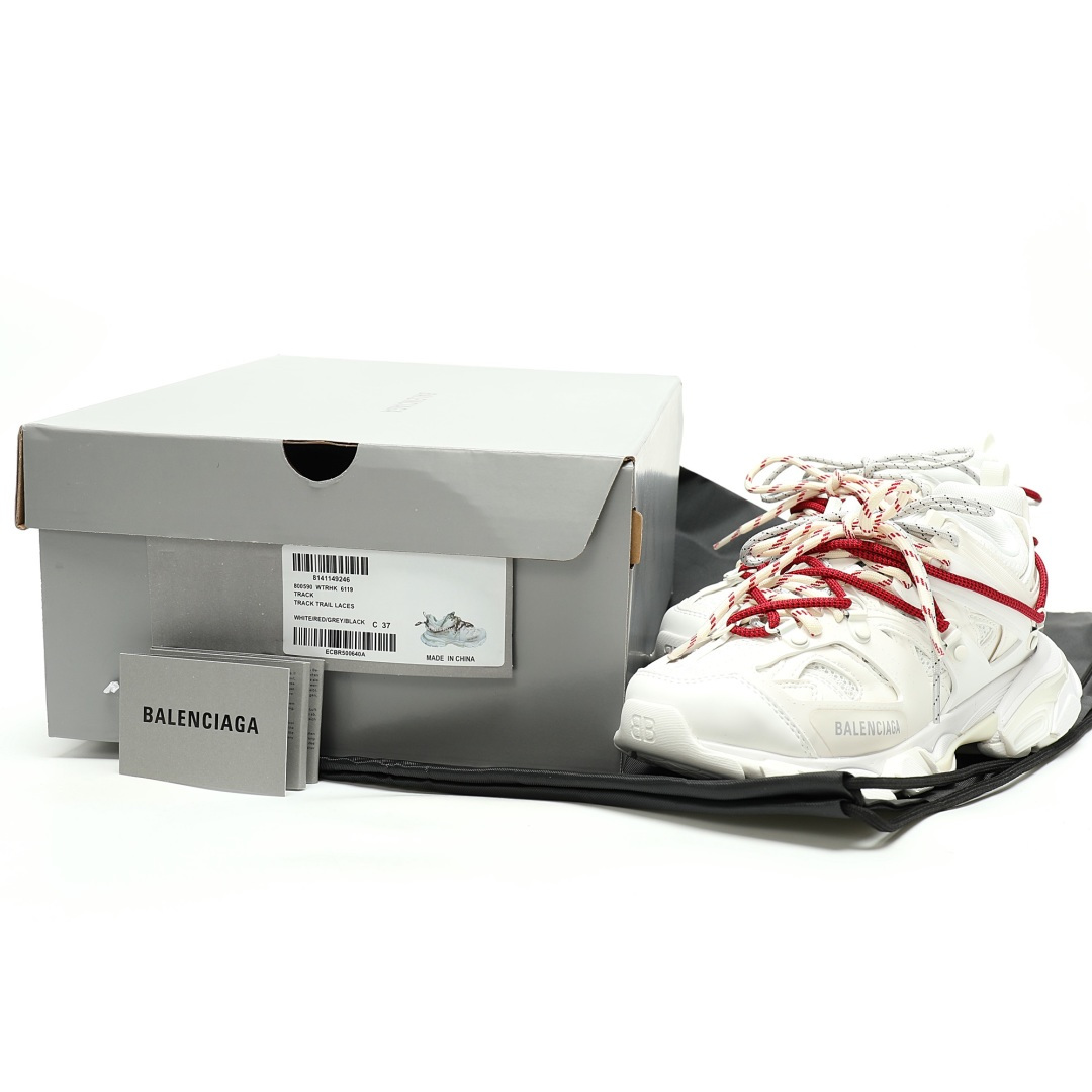 Balenciaga Track Trail Laces Sneakers 3 0 800590 WTRHK 6119 - Image 9
